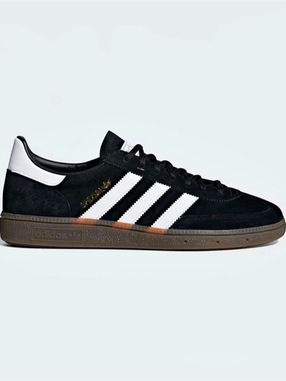 adidas Handball Spezial Men's Sneakers US 8.5 Black Suede